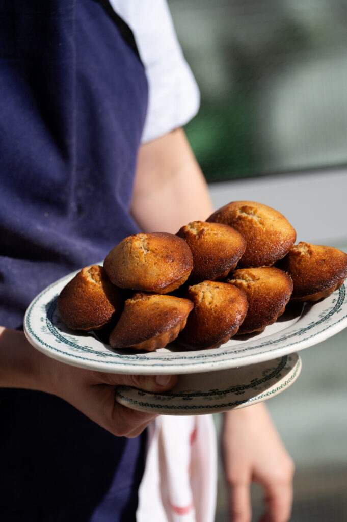 Assiette de madeleines